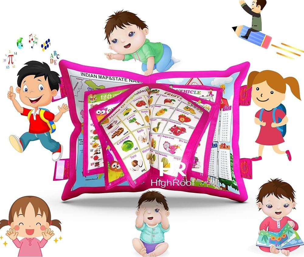 Kid's Learning Pillow Book