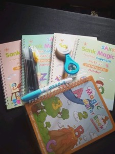 Magic Practice copy Book + Water book + Tooth brush