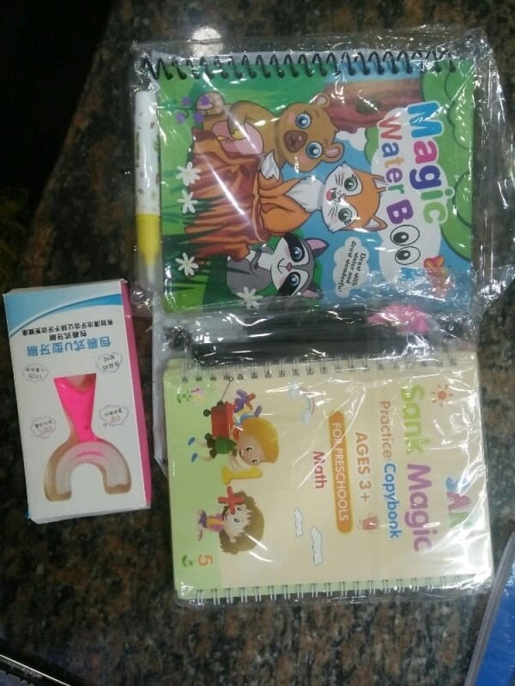 Magic Practice copy Book + Water book + Tooth brush