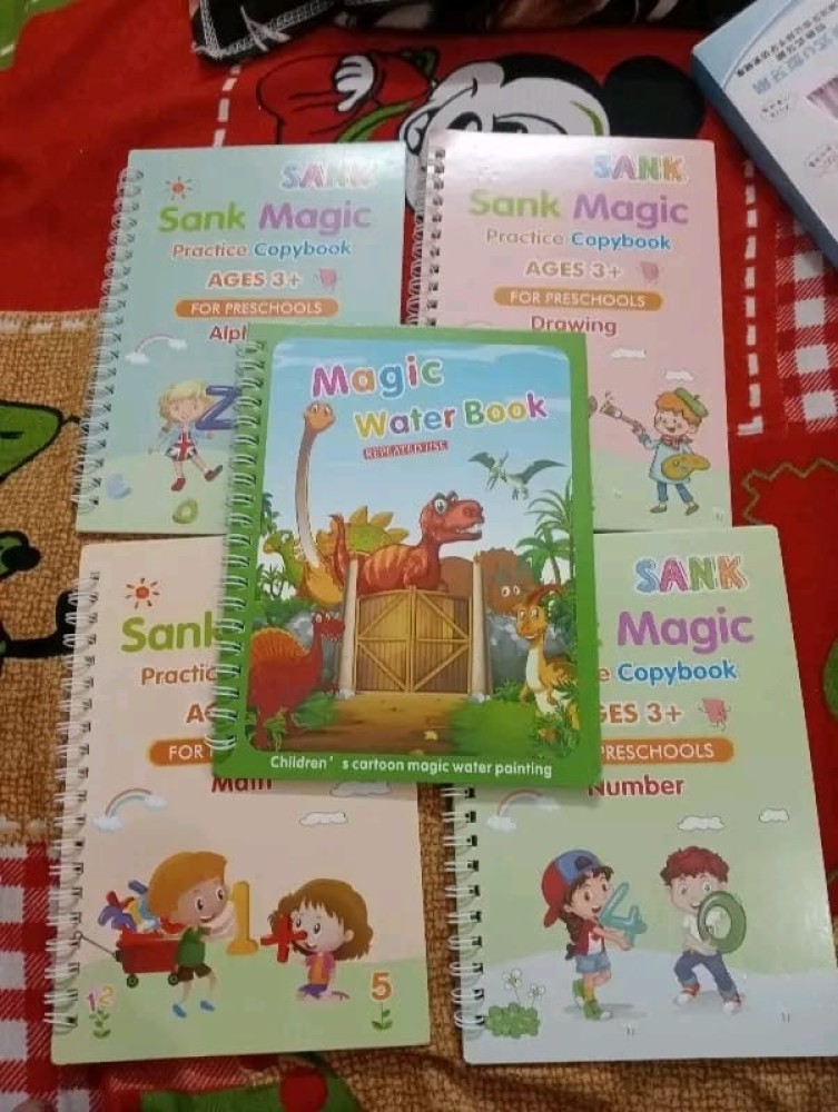 Magic Practice copy Book + Water book + Tooth brush